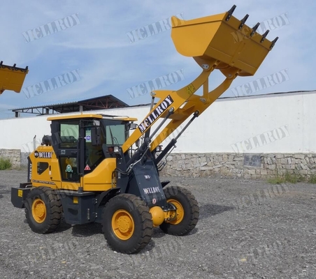 Multifunctional 1.5 Ton Wheel Loader In Agriculture Garden 1650mm Wheel Base