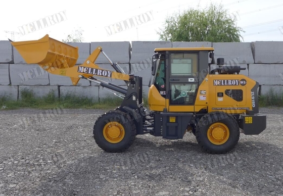 Multifunctional 1.5 Ton Wheel Loader In Agriculture Garden 1650mm Wheel Base