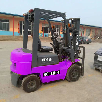 XinChai 485 BPG Diesel Powered Forklift FD15 2 Mast Stage Manual Transimission