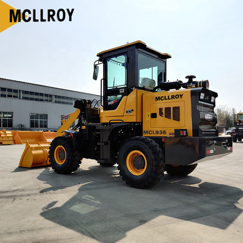 Front End Wheel Loader Machine Small 2.5 Ton With 5300kg Operating Weight