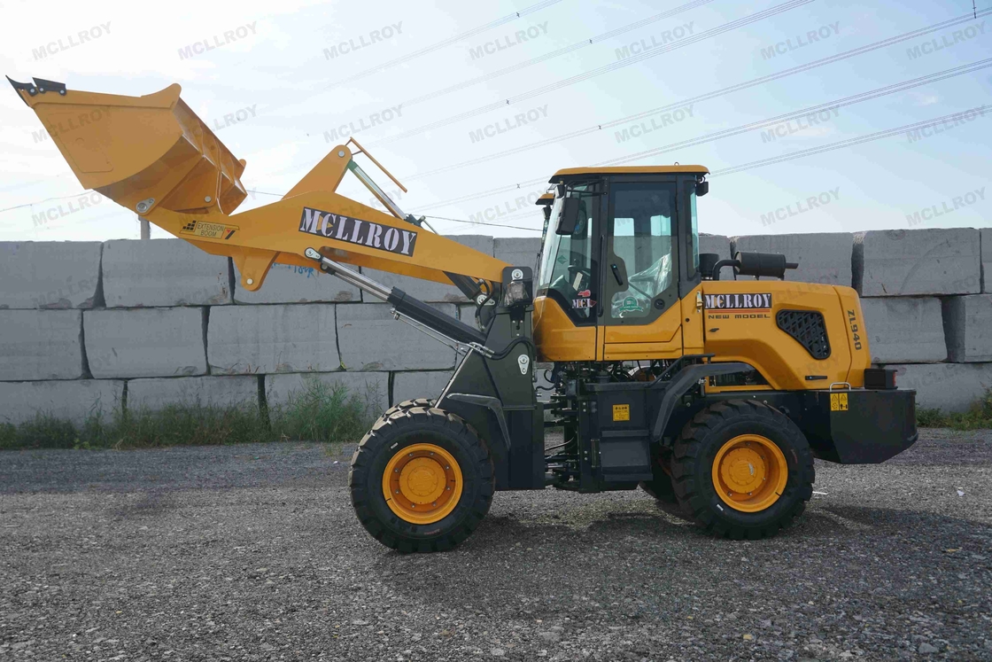 Heavy 81 KW Mini Articulated Wheel Loader Equipment Cvt 280 Torque Converter Gearbox