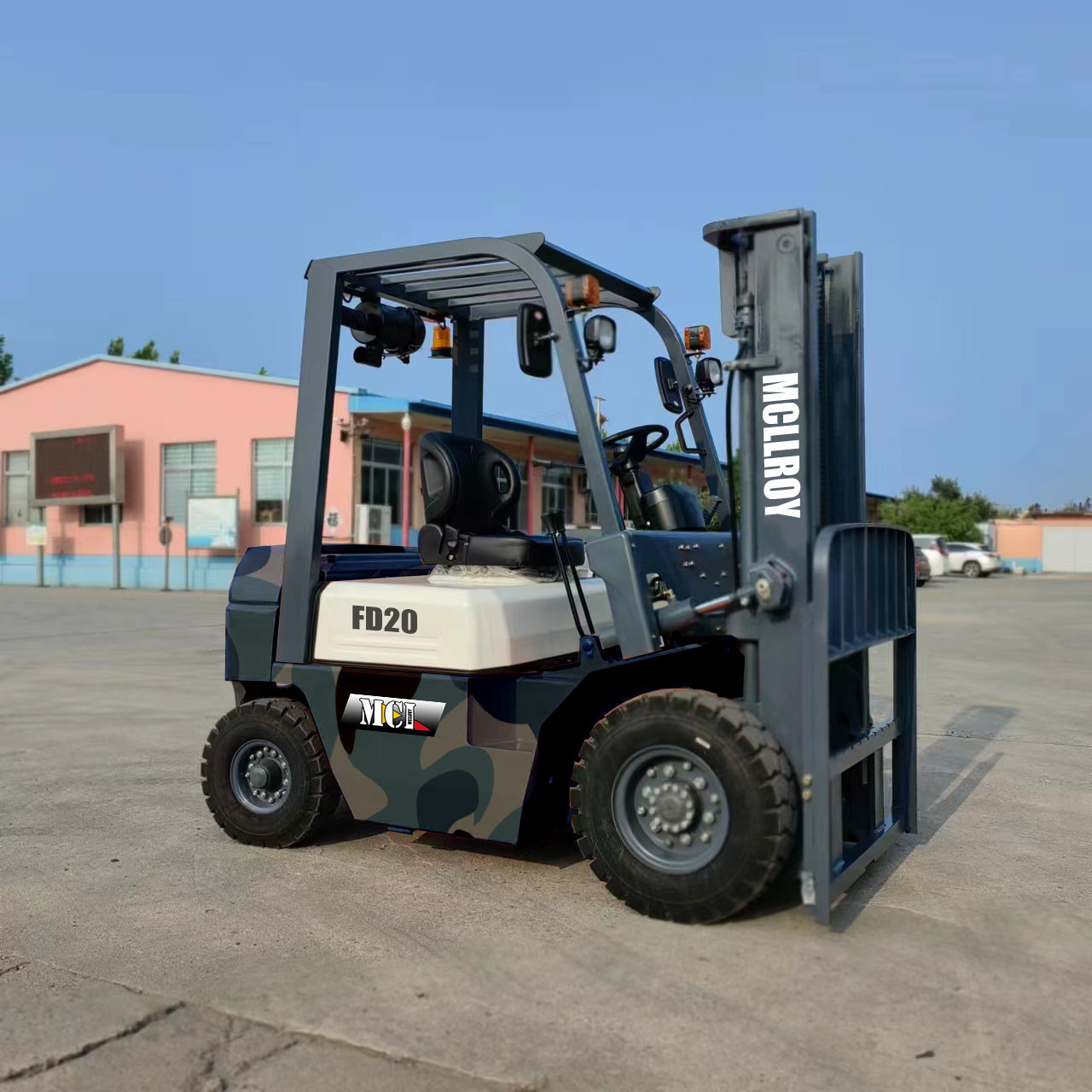 Safety Features Counterweight Forklift Truck Fork Length 920/1070/1220/1500 Mm