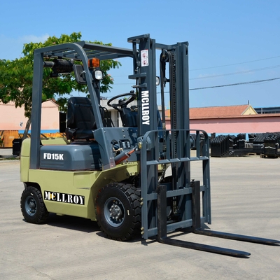 6° Autocarro elevatore a motore diesel a pennello inclinato FD15 1220 mm