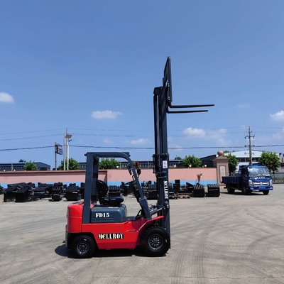 Capacità di carico 1500 kg Autocarro a forchetta a motore diesel FD15 Altezza di protezione 2040 mm