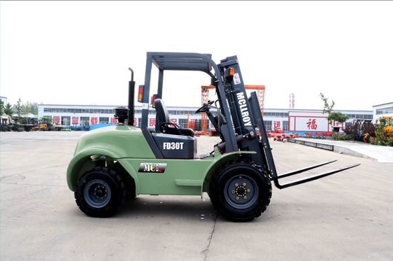 Larghezza complessiva 1160 mm Piattaforma stabile per tutto il terreno Camion elevatore a forchetta alta 100 mmSicuro