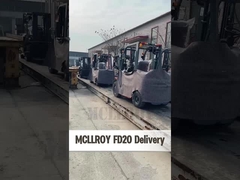 Mini carrello elevatore da 40 kW, carrello elevatore da piccolo magazzino 2000 kg di capacità di carico