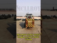 Prova di carico del carrello elevatore MCLLROY FD30T su terreni accidentati